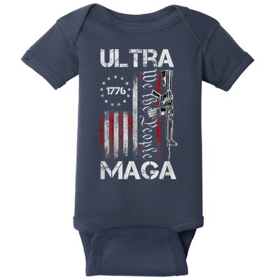 Anti Joe Biden Ultra Maga The Return Of The Great Maga King Baby Bodysuit