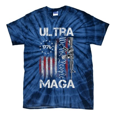 Anti Joe Biden Ultra Maga The Return Of The Great Maga King Tie-Dye T-Shirt