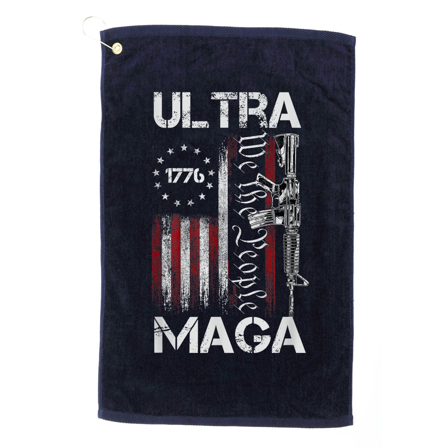 Anti Joe Biden Ultra Maga The Return Of The Great Maga King Golf Towel