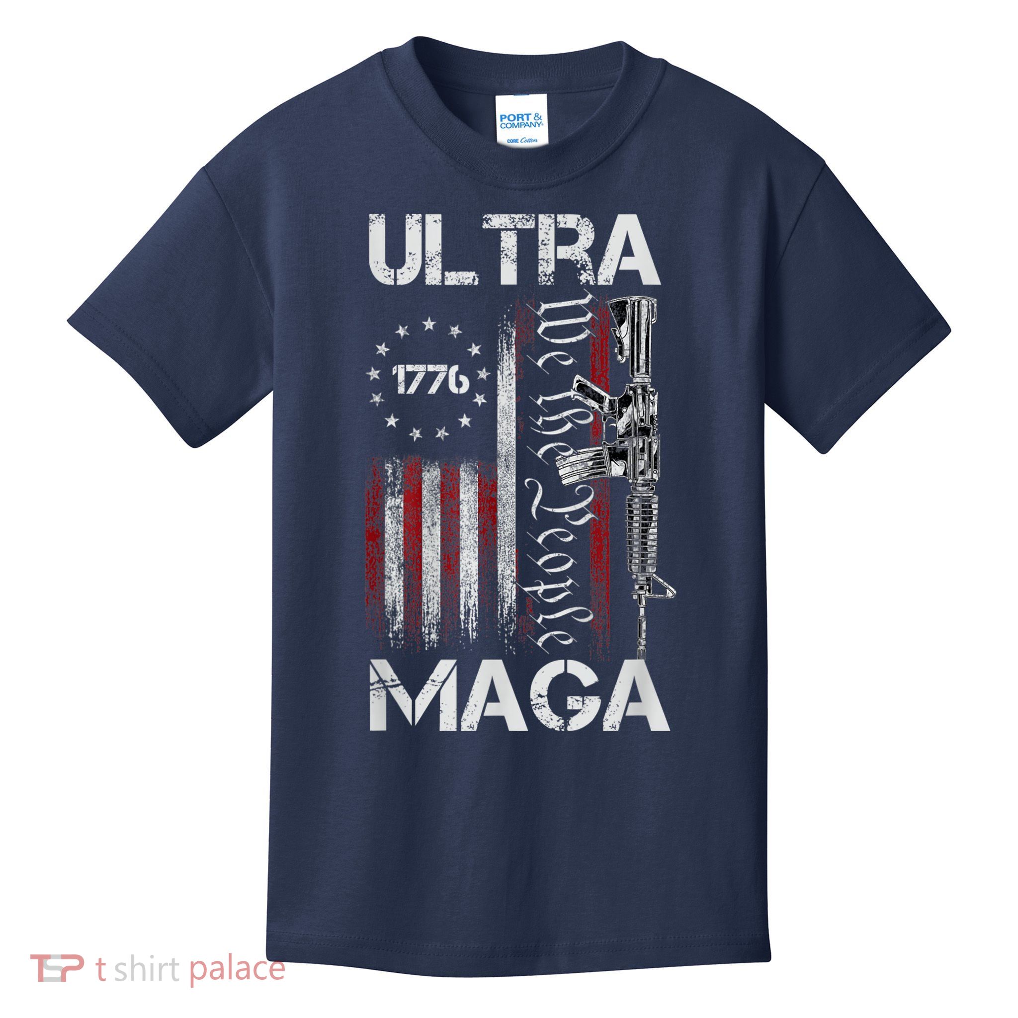 Anti Joe Biden Ultra Maga The Return Of The Great Maga King Kids T-Shirt