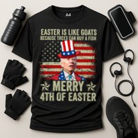 Anti Joe Biden Merry 4th Of Easter 4th Of July Performance Shirt