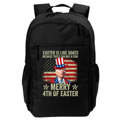 Anti Joe Biden Merry 4th Of Easter 4th Of July Backpack