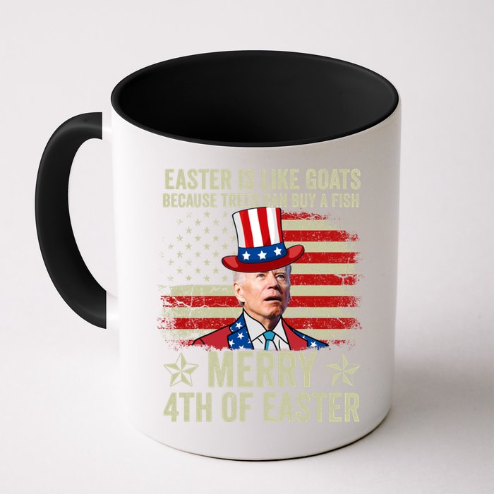 Anti Joe Biden Merry 4th Of Easter 4th Of July Mug