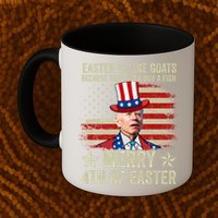 Anti Joe Biden Merry 4th Of Easter 4th Of July Mug