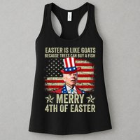Anti Joe Biden Merry 4th Of Easter 4th Of July Womens Tank Top