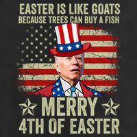 Anti Joe Biden Merry 4th Of Easter 4th Of July Microfiber Hand Towel