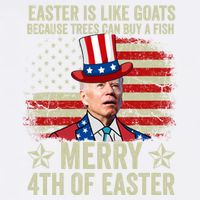Anti Joe Biden Merry 4th Of Easter 4th Of July Garment-Dyed Sweatshirt