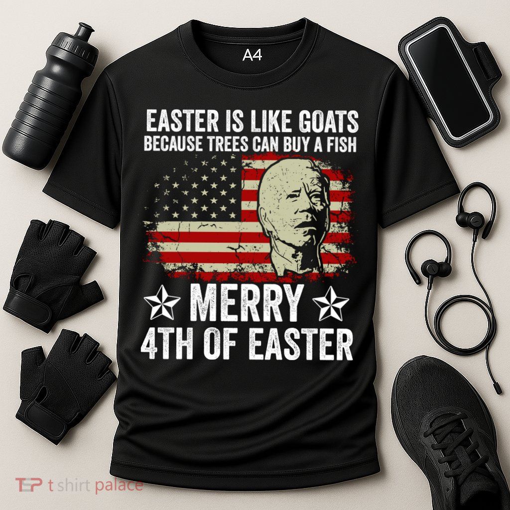 Anti Joe Biden Merry 4th Of Easter 4th Of July Performance Shirt