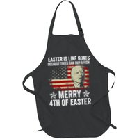 Anti Joe Biden Merry 4th Of Easter 4th Of July Apron