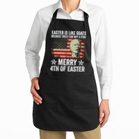 Anti Joe Biden Merry 4th Of Easter 4th Of July Apron