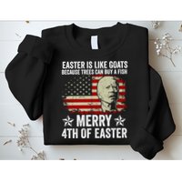 Anti Joe Biden Merry 4th Of Easter 4th Of July Sweatshirt