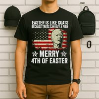 Anti Joe Biden Merry 4th Of Easter 4th Of July T-Shirt