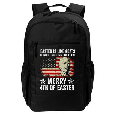 Anti Joe Biden Merry 4th Of Easter 4th Of July Backpack