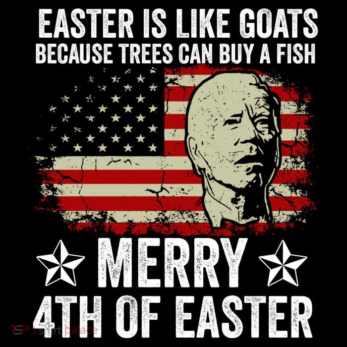 Anti Joe Biden Merry 4th Of Easter 4th Of July Bucket Hat