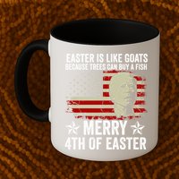 Anti Joe Biden Merry 4th Of Easter 4th Of July Mug