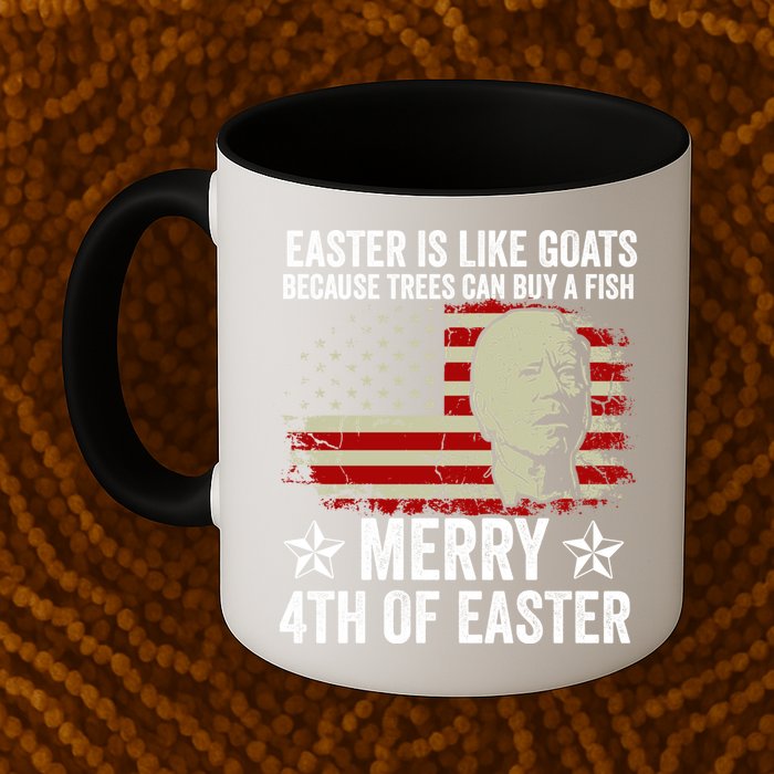 Anti Joe Biden Merry 4th Of Easter 4th Of July Mug