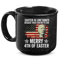 Anti Joe Biden Merry 4th Of Easter 4th Of July 15oz Campfire Ceramic Mug