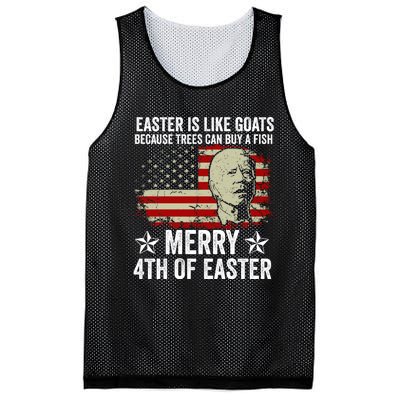 Anti Joe Biden Merry 4th Of Easter 4th Of July Mesh Reversible Basketball Jersey Tank