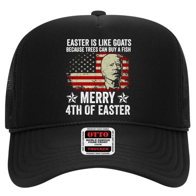 Anti Joe Biden Merry 4th Of Easter 4th Of July Trucker Hat