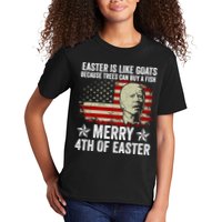 Anti Joe Biden Merry 4th Of Easter 4th Of July Kids T-Shirt