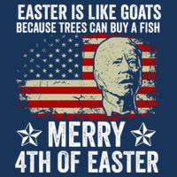 Anti Joe Biden Merry 4th Of Easter 4th Of July Infant Baby Jersey Bodysuit