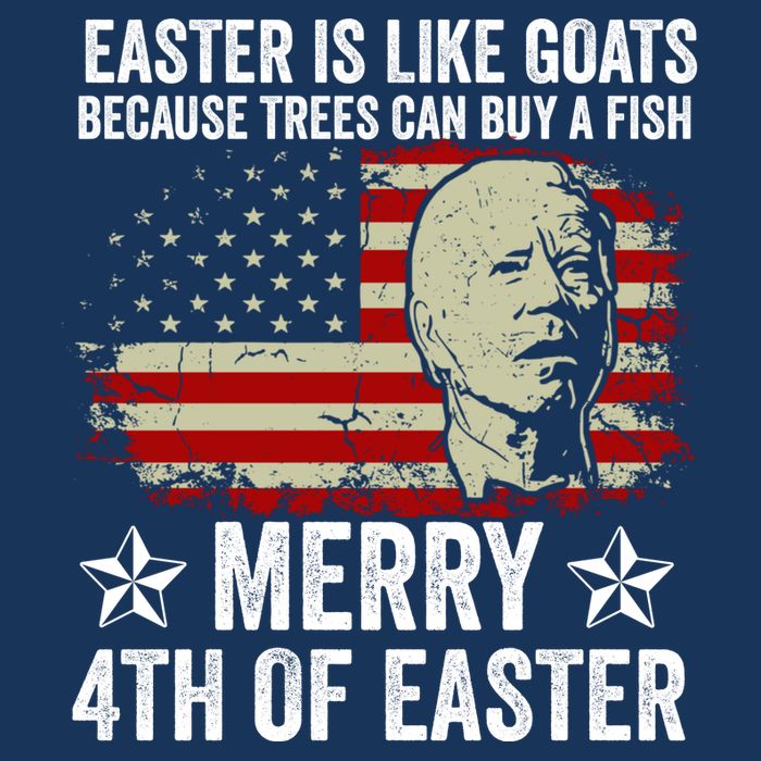 Anti Joe Biden Merry 4th Of Easter 4th Of July Infant Baby Jersey Bodysuit