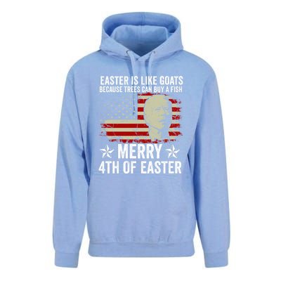 Anti Joe Biden Merry 4th Of Easter 4th Of July Unisex Surf Hoodie