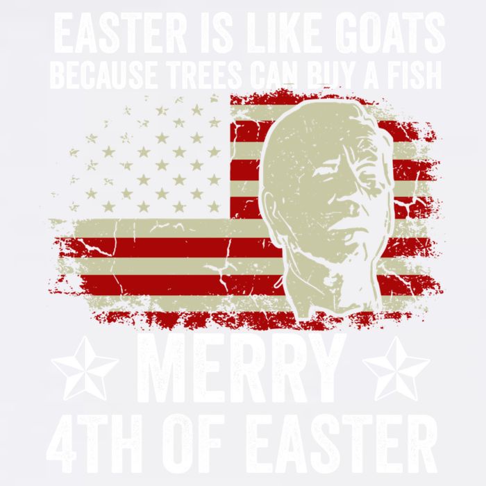Anti Joe Biden Merry 4th Of Easter 4th Of July Garment-Dyed Sweatshirt