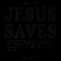 Aesthetic Jesus Christian Bible Verse  Jesus Saves Back Backpack