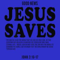 Aesthetic Jesus Christian Bible Verse  Jesus Saves Back 16 in Basic Backpack
