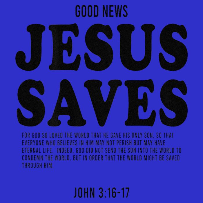 Aesthetic Jesus Christian Bible Verse  Jesus Saves Back 16 in Basic Backpack