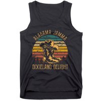 Alabama Jamma Dixieland Delight Cowboy Hat And Boots Tank Top