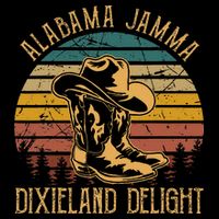 Alabama Jamma Dixieland Delight Graphic Cow Hat And Boots City Backpack
