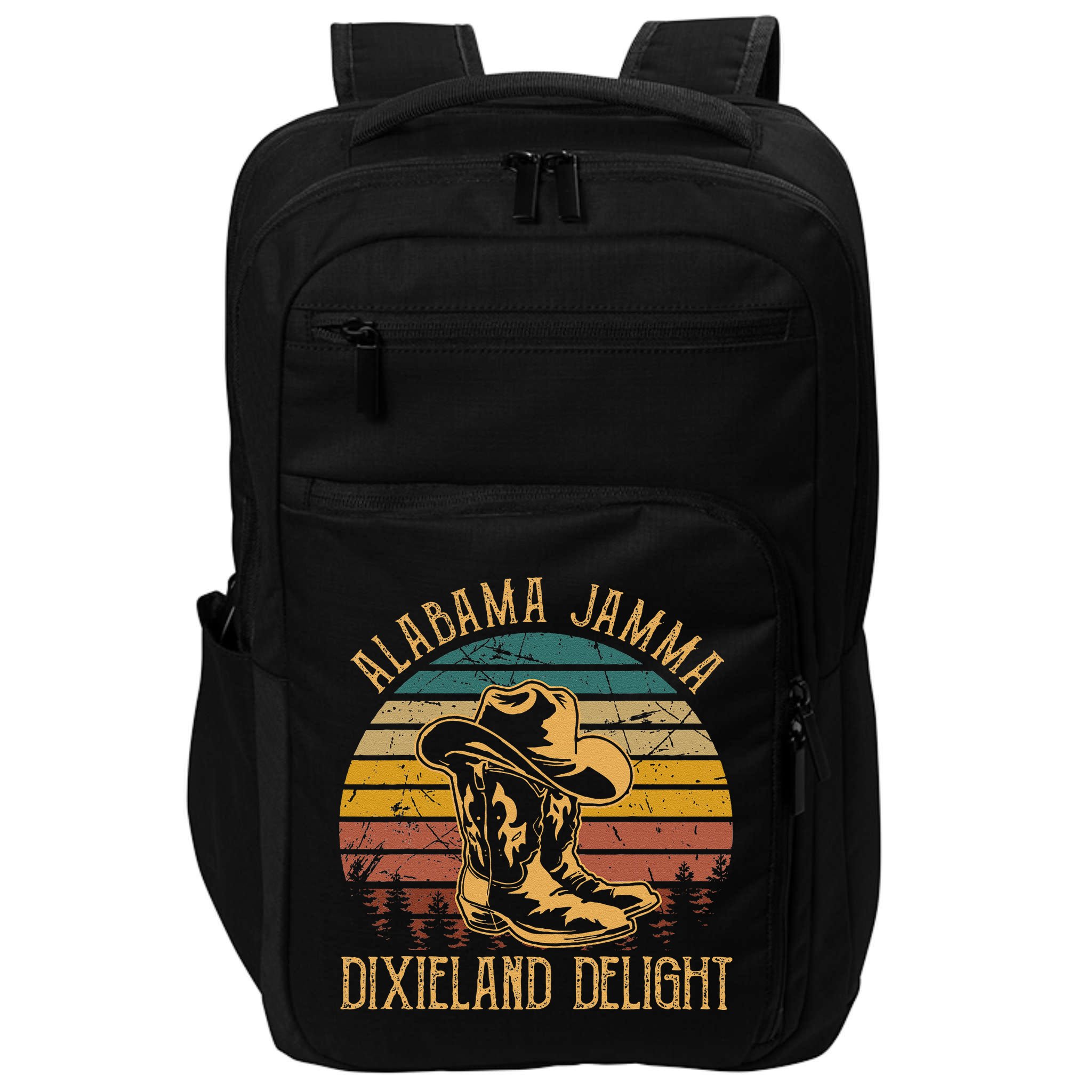 Alabama Jamma Dixieland Delight Graphic Cow Hat And Boots Impact Tech Backpack