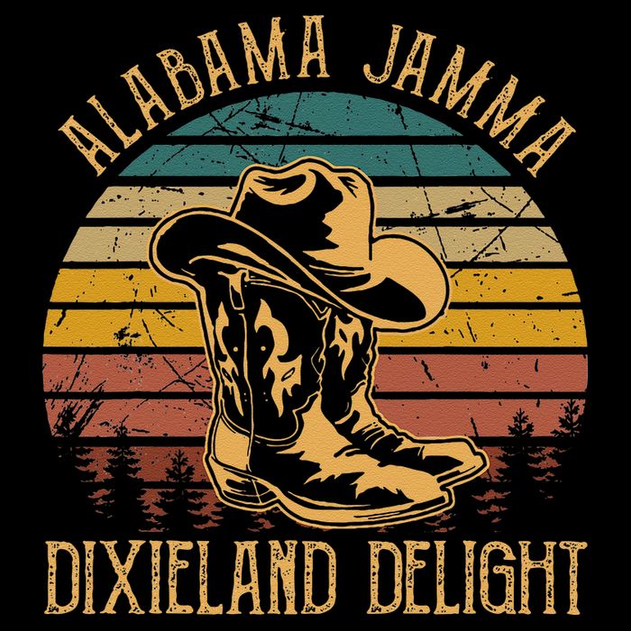 Alabama Jamma Dixieland Delight Graphic Cow Hat And Boots 16 in Basic Backpack