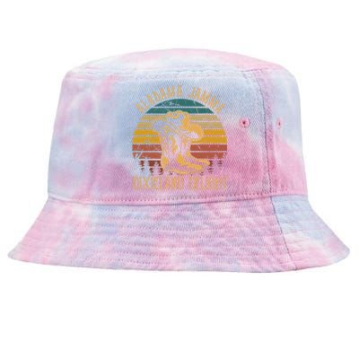 Alabama Jamma Dixieland Delight Graphic Cow Hat And Boots Tie-Dyed Bucket Hat