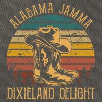 Alabama Jamma Dixieland Delight Graphic Cow Hat And Boots Cotton Canvas Backpack