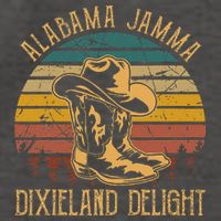 Alabama Jamma Dixieland Delight Graphic Cow Hat And Boots Vector Backpack