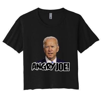 Angry Joe! Funny Biden Crop Top