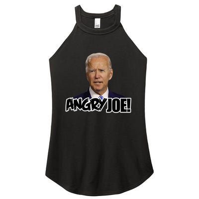Angry Joe! Funny Biden Women's Perfect Tri Rocker Tank