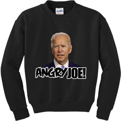 Angry Joe! Funny Biden Kids Sweatshirt
