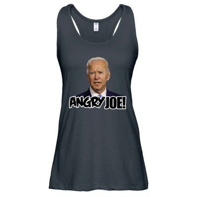 Angry Joe! Funny Biden Ladies Essential Flowy Tank