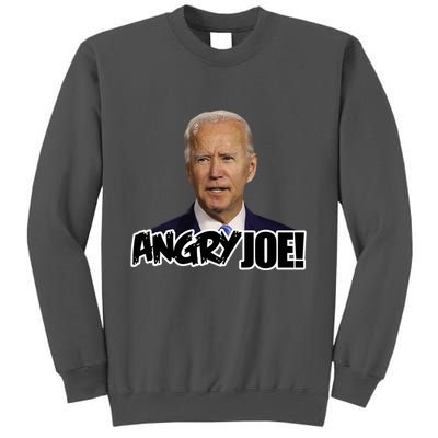 Angry Joe! Funny Biden Tall Sweatshirt