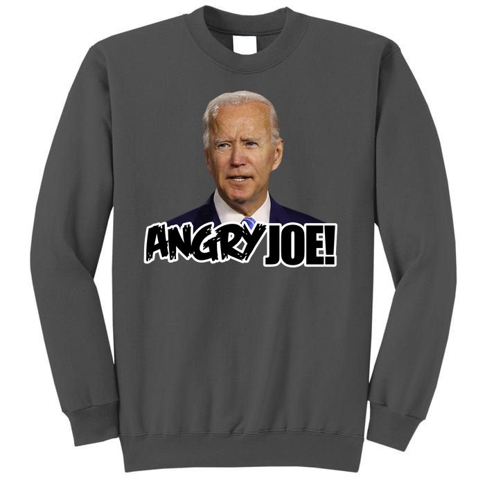 Angry Joe! Funny Biden Tall Sweatshirt