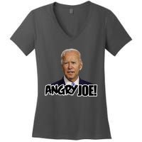 Angry Joe! Funny Biden Women's V-Neck T-Shirt