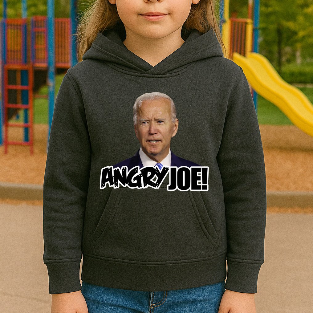 Angry Joe! Funny Biden Kids Hoodie