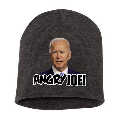 Angry Joe! Funny Biden Short Acrylic Beanie