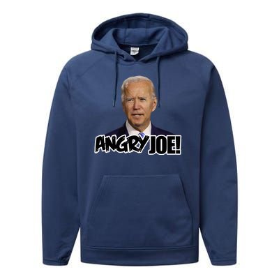 Angry Joe! Funny Biden Performance Fleece Hoodie