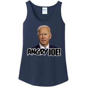 Angry Joe! Funny Biden Ladies Essential Tank