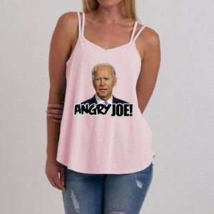 Angry Joe! Funny Biden Women's Strappy Tank